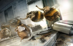 Побритый шмель