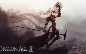 Воин с копьем из видео игры