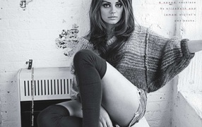 Popular model Mila Kunis 