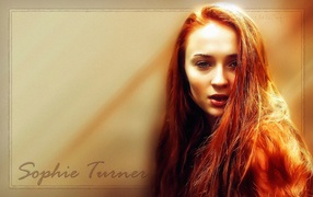 Красивая модель Софи Тернер