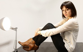 Саша Грей на съемках