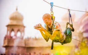 Фотограф на фестивале