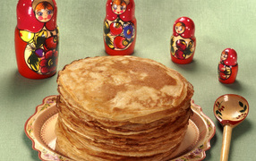 esting Dolls and pancakes on Shrove Tuesday