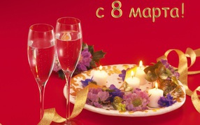 Праздничный стол на 8 марта