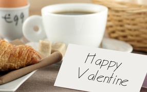 Breakfast for beloved on Valentine's Day February 14