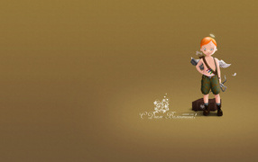 Амур на День Влюбленных 14 февраля