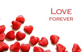 Любовь навсегда на День Святого Валентина 14 февраля