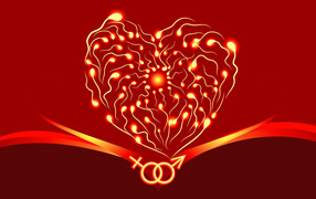 Инь Янь на День Святого Валентина 14 февраля