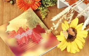 Школьная тетрадь в День знаний 1 сентября