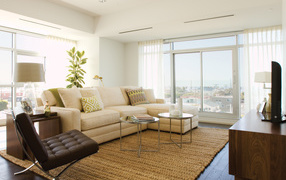 Стиль комнаты в городской квартире