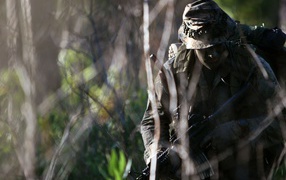 Солдат на задании