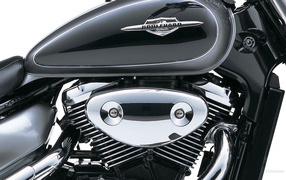 Красивый мотоцикл Suzuki Intruder C800C