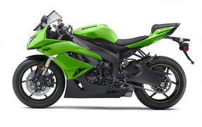 Мотоцикл модели Kawasaki Ninja ZX-6R