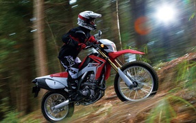 Быстрый мотоцикл Honda CRF 250 L