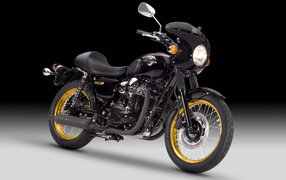 Быстрый мотоцикл Kawasaki W 800