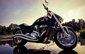 Невероятно быстрый мотоцикл Suzuki Intruder C800C