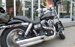 Невероятно быстрый мотоцикл Harley-Davidson Dyna Fat Bob