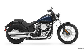 Мотоцикл модели Harley-Davidson Softail Blackline