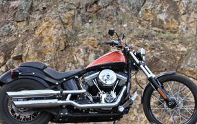 Новый мотоцикл Harley-Davidson Softail Blackline