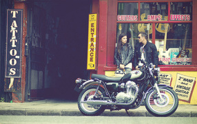 Надежный мотоцикл Kawasaki W 800