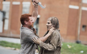 Расправа с зомби в Ходячих мертвецах