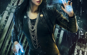 Темный мир: Равновесие постер с героиней