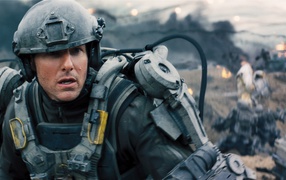 Кадр из фильма Грань будущего 2014