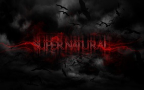 Мрачный постер сериала Сверхъестественное