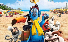 Рио 2 на пляже