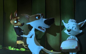 Кадр из фильма Белка и Стрелка Лунные приключения