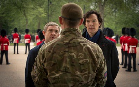 Беседа с военным в сериале Шерлок