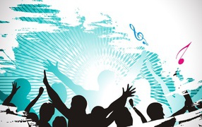 Фото яркого танцпола