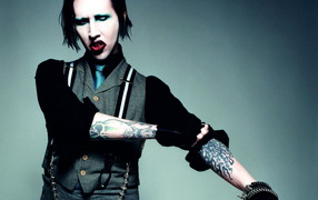 Знаменитый певец Marilyn Manson