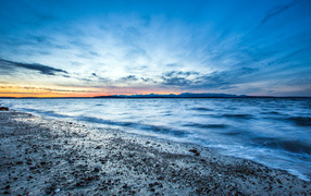 Пляж в Сиэтле, США