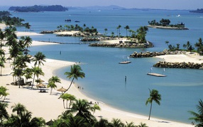 Пляж в Сингапуре