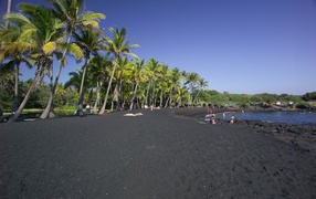 Отдых на черном пляже в Санторини