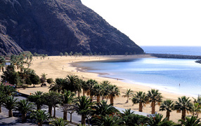 Белый пляж на Тенерифе