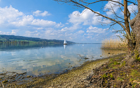 Редкие осенние облака