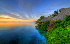 Закат на острове