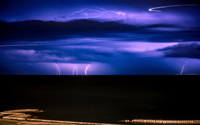 Молнии в Барселоне