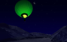 Ночной полет на воздушном шаре