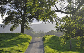 Дорога через холм