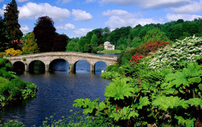 Старинный мост летом