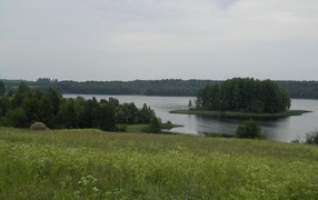 	   Island on the lake