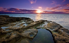 Закат в Окленде