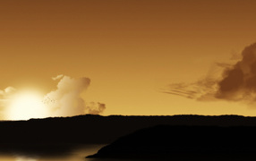 Желтый закат