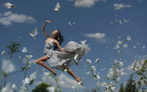 Полет с птицами