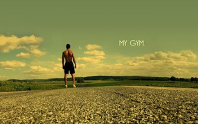 Человек на дороге