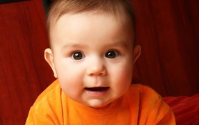 Милый ребенок крупным планом