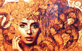 Лицо девушки